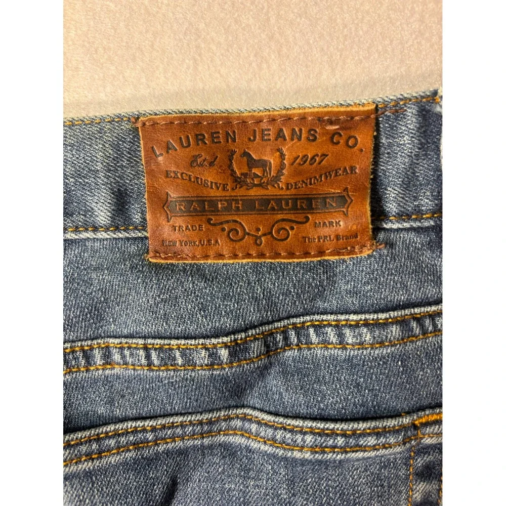 Lauren Ralph Lauren Classic Straight Leg Jeans Blue Medium Wash Denim 6P Petite